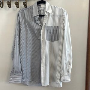 Closet closing Anthropologie E.L.V. Denim The Diana Striped Shirt Sz Sm